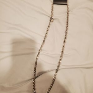 Guess Chain Silver Necklace Fashion Jewelry NWT Unisex